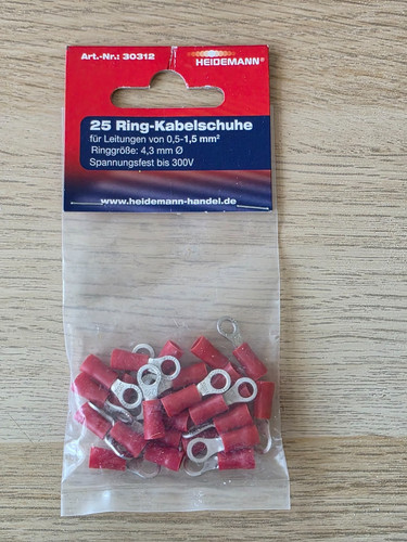 Stück ring kabelschuh - 25,