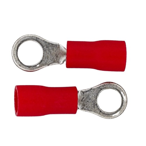 100x ringkabelschuh rot - m4,