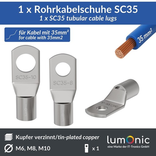 Rohrkabelschuh blank 35mm²