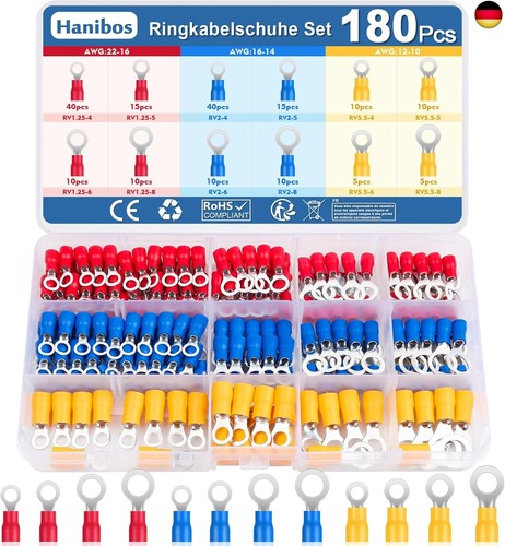180 stücke ringkabelschuhe - stücke,